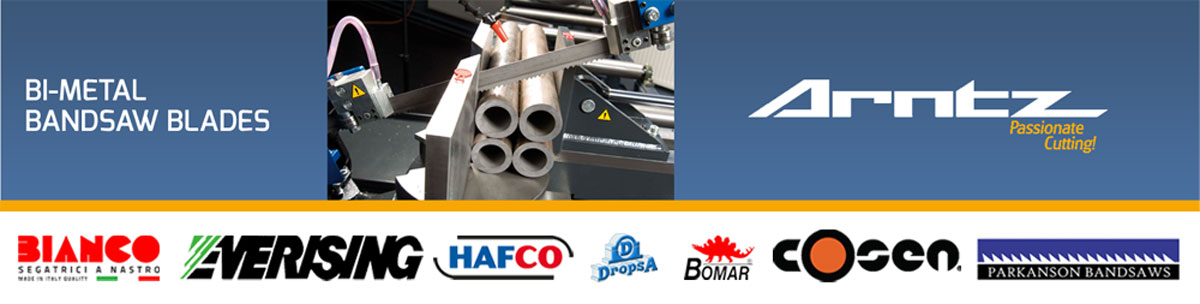 Bi-Metal Bandsaw Blades Brands Banner